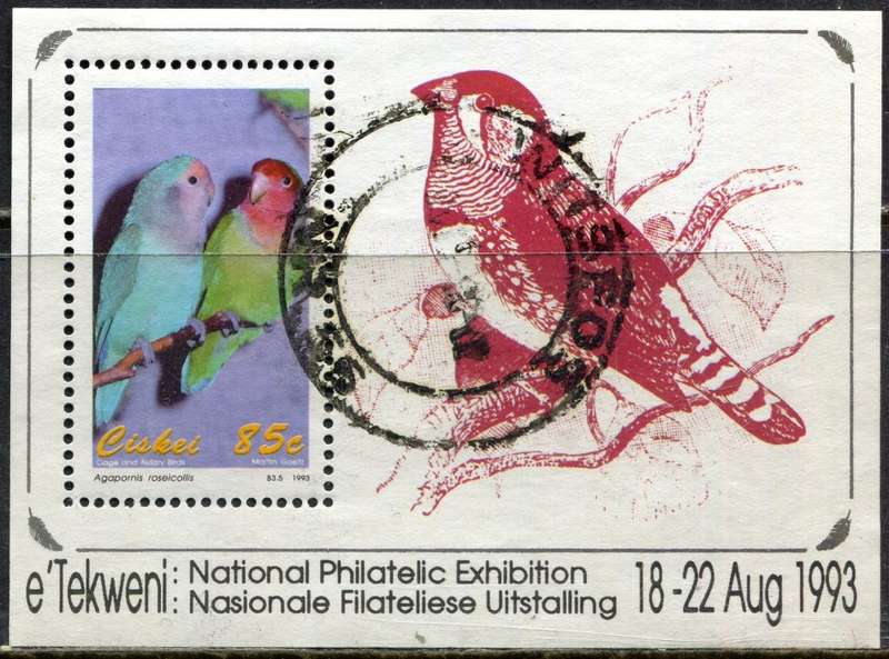Ciskei - Birds - Miniature Sheet - 1993 - Postal  Used