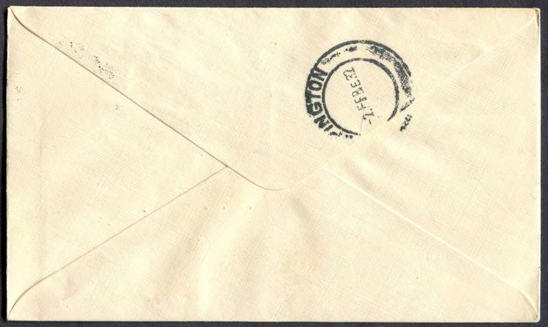Union of SA - Flight Cover - From Kimberley To Upington