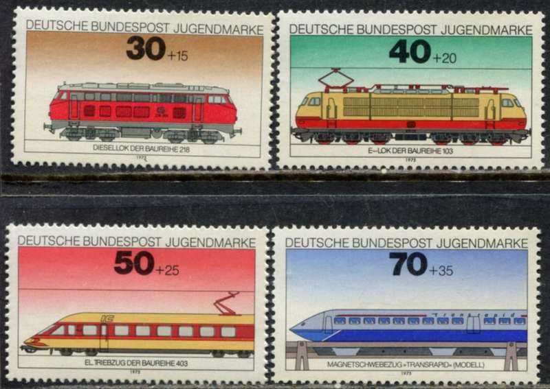 Germany/Federal - Trains - 1975 - MNH
