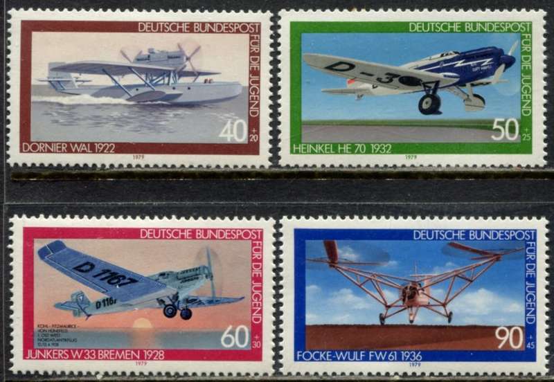 Germany/Federal - Aircraft - 1979 - MNH
