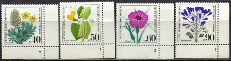 Germany/Federal - Flowers - 1980 - MNH