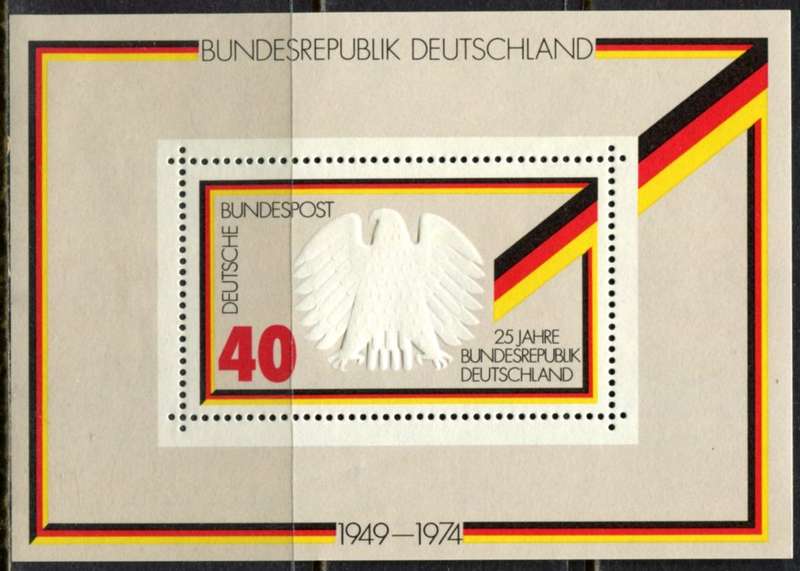 Germany/Federal - Miniature Sheet - 1974 - MNH