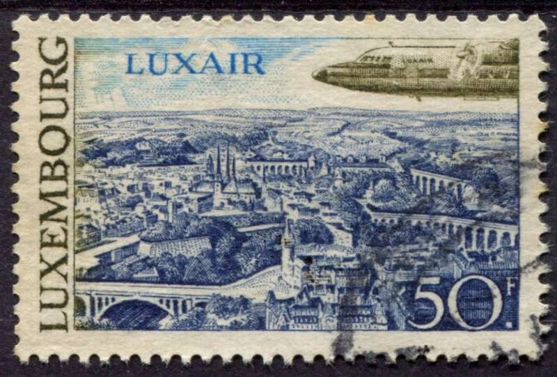 Luxembourg - Aircraft - 1968 - Used
