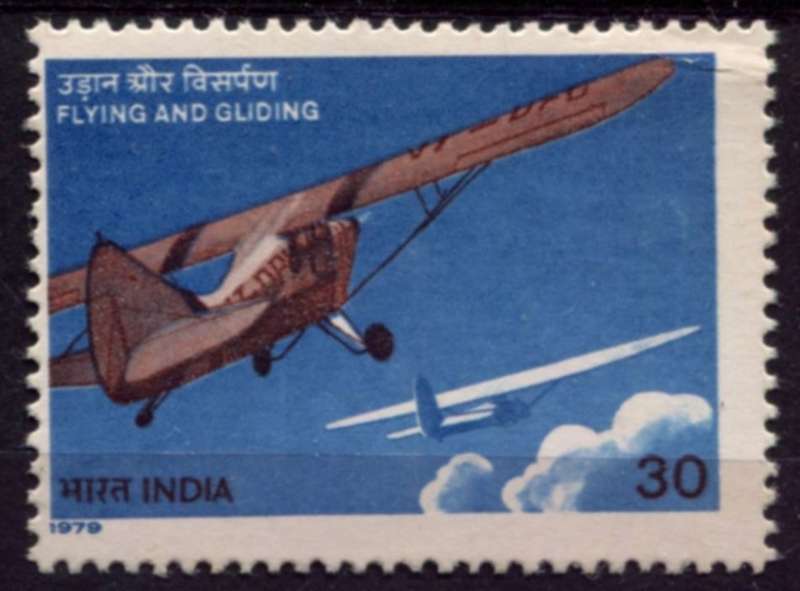 India - Aircraft - 1979 - MNH