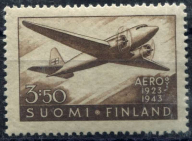 Finland - Aircraft - 1944 - MNH