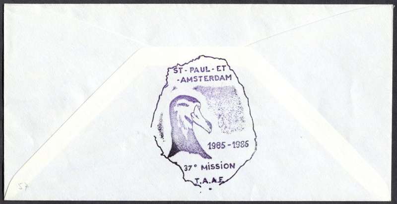 French Southern and Antartic Territories - Cover Posted at Sea