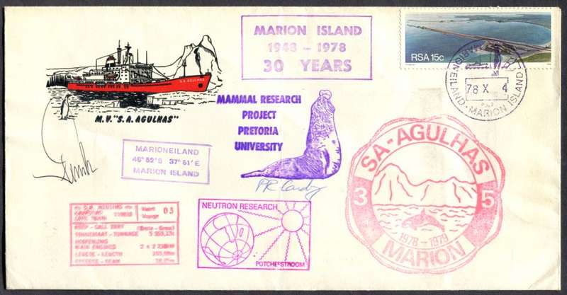 RSA - Signed Cover Posted at Sea