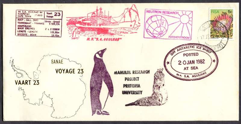 RSA - Cover Posted at Sea