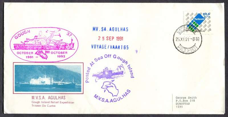 RSA - Cover Posted at Sea