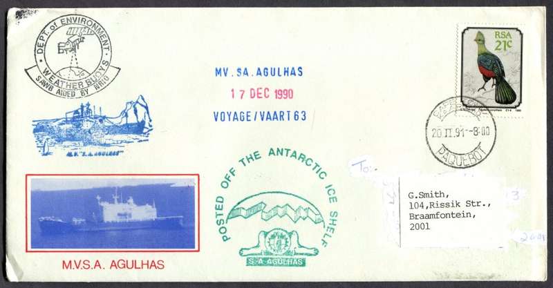 RSA - Cover Posted at Sea