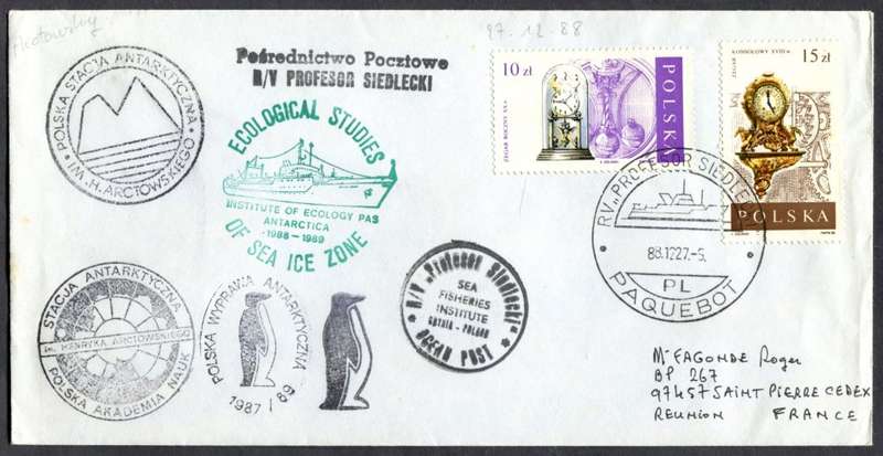 Poland - Cover Posted at Sea
