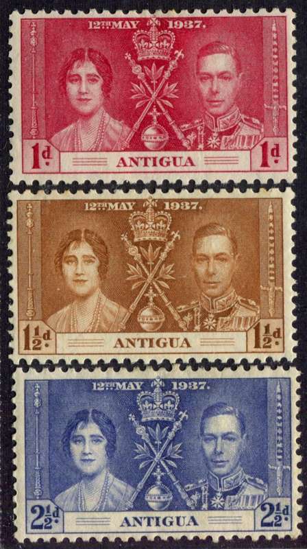 Antigua - 1937 Coronation - MM