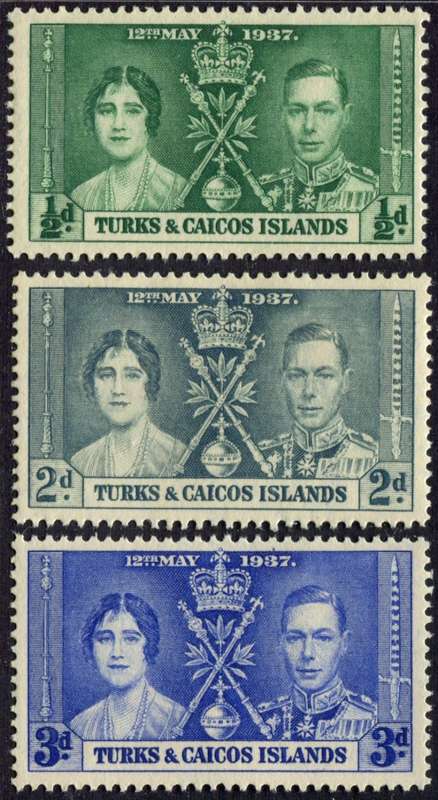 Turks and Caicos Islands - 1937 Coronation - MM