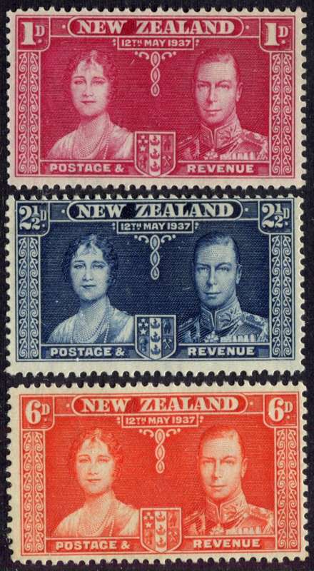 New Zealand - 1937 Coronation - MM