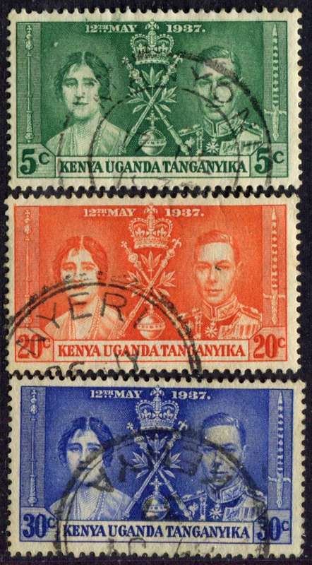 KUT - 1937 Coronation - Used