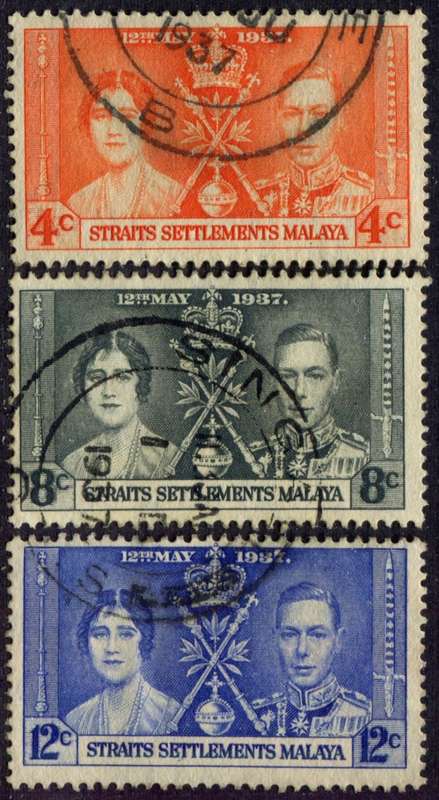 Straits Settlements - 1937 Coronation - Used