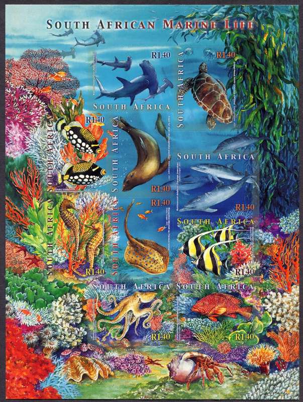 RSA - Full Sheet - 2001 - MNH