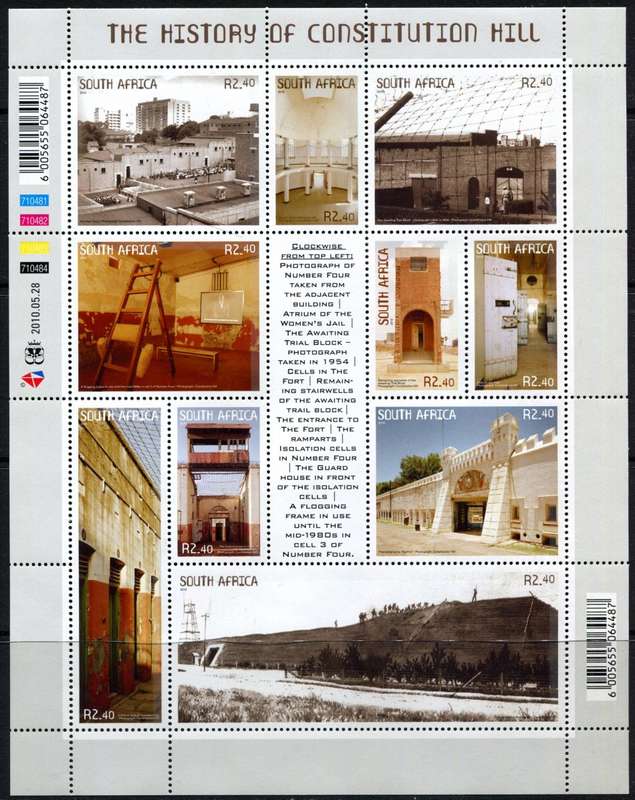 RSA - Full Sheet - 2010 - MNH