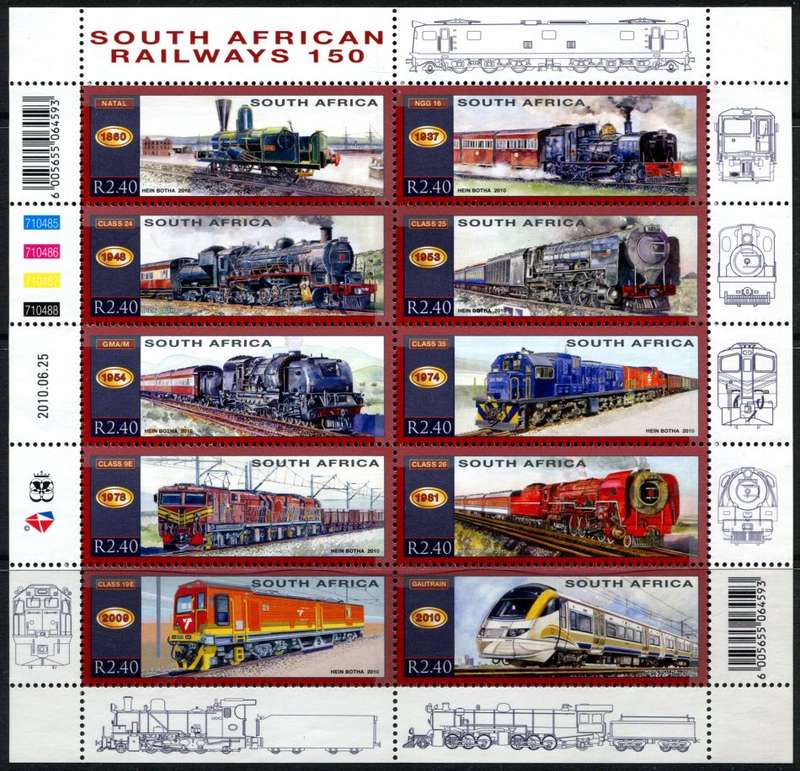 RSA - Full Sheet - 2010 - MNH