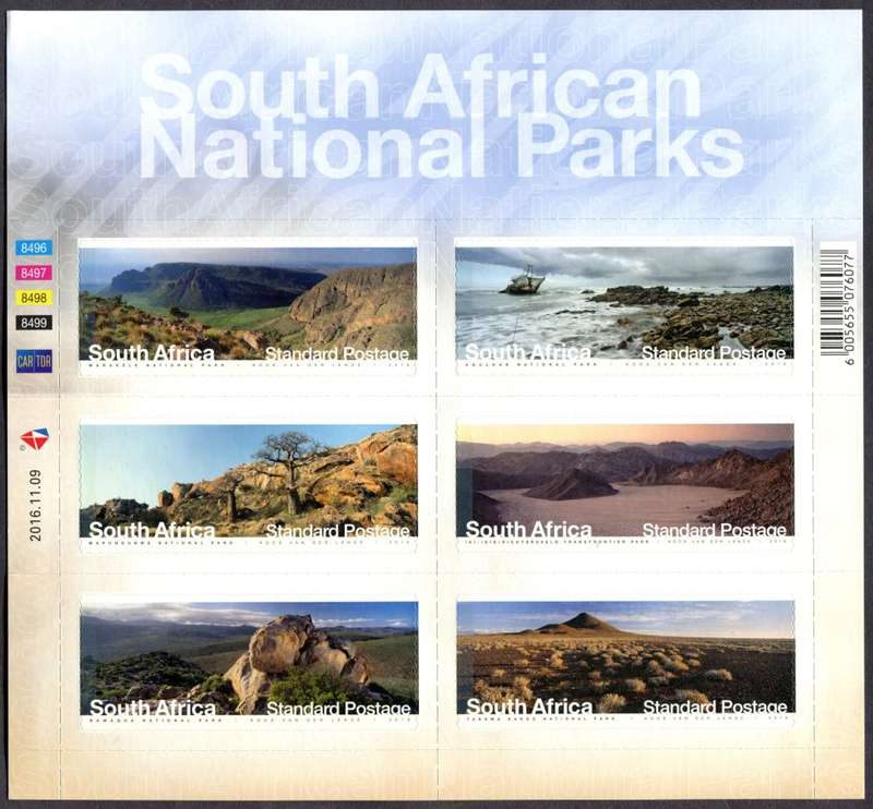 RSA - Full Sheet - 2016 - MNH