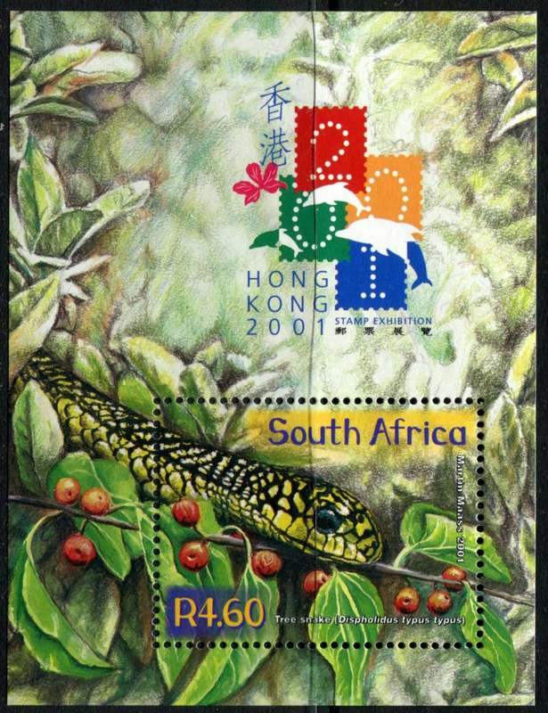 RSA - Miniature Sheet - 2001 - MNH