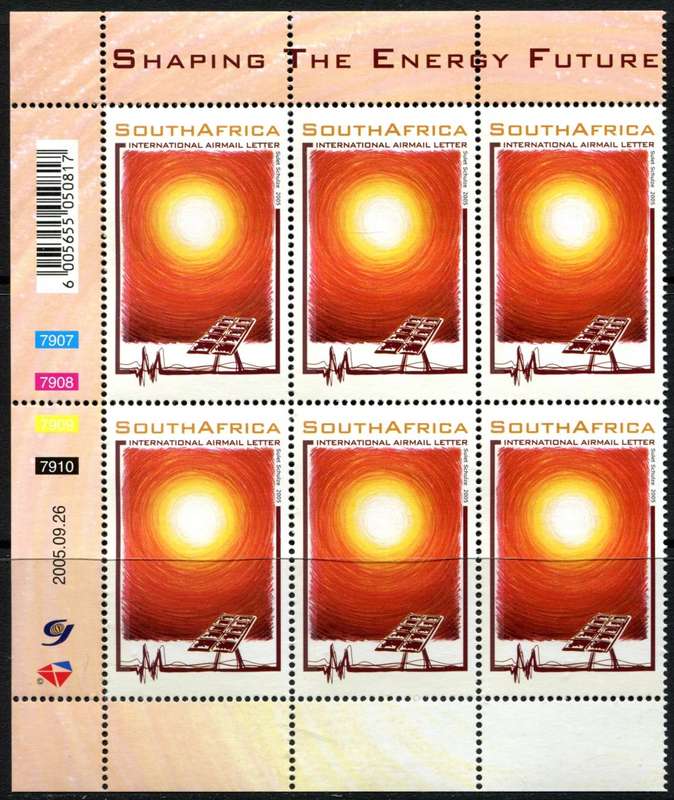 RSA - Set of 3 Control Blocks of 6 - 2005 - MNH
