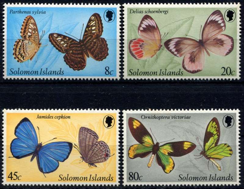 Solomon Islands - Butterflies - 1980 - MNH