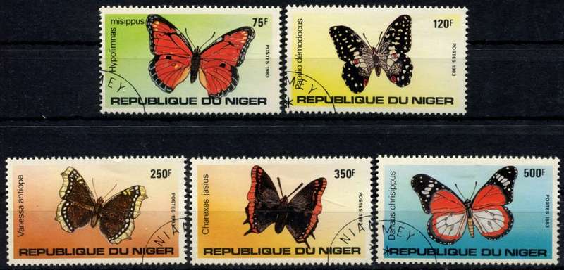 Niger - Butterflies  - 1983 - Used