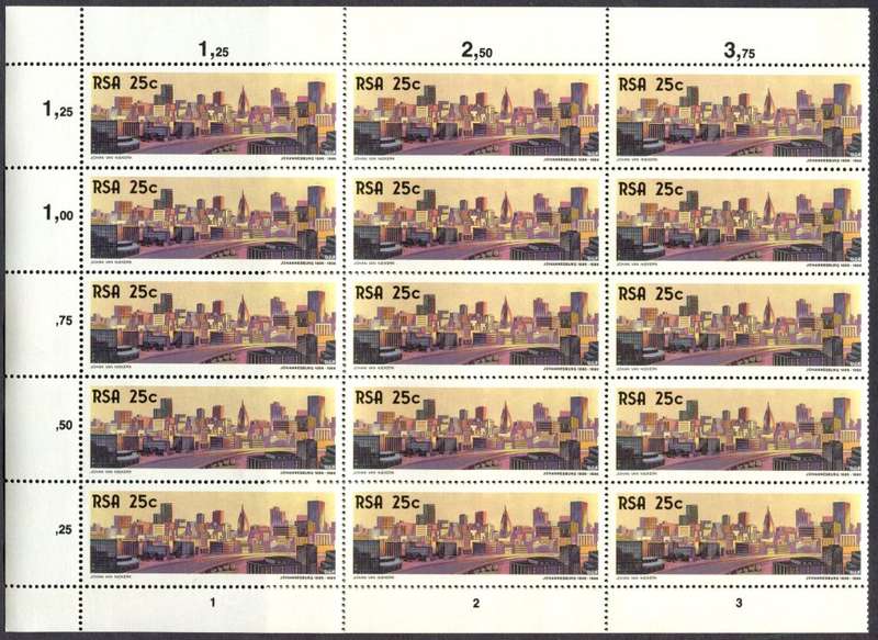 RSA - Set of 4 Full Sheets - 1986 - MNH
