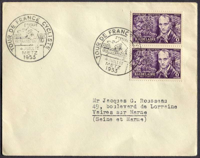 France - Sport - Tour De France - Cover - 1953