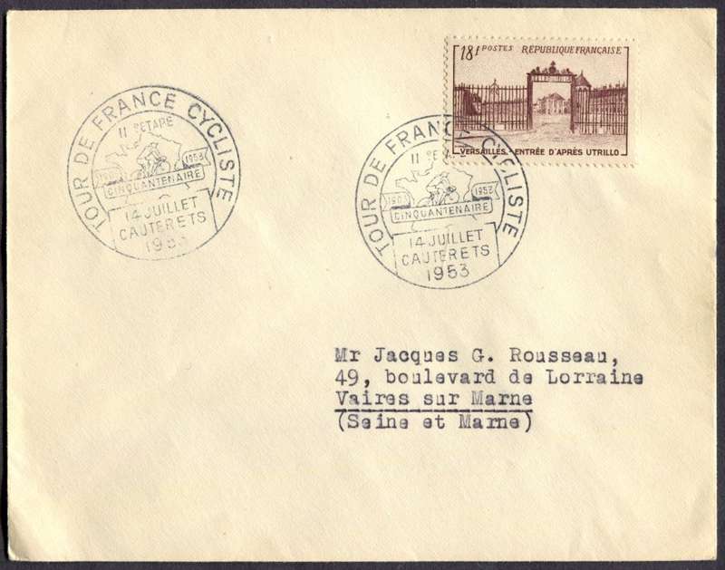 France - Sport - Tour De France - Cover - 1953