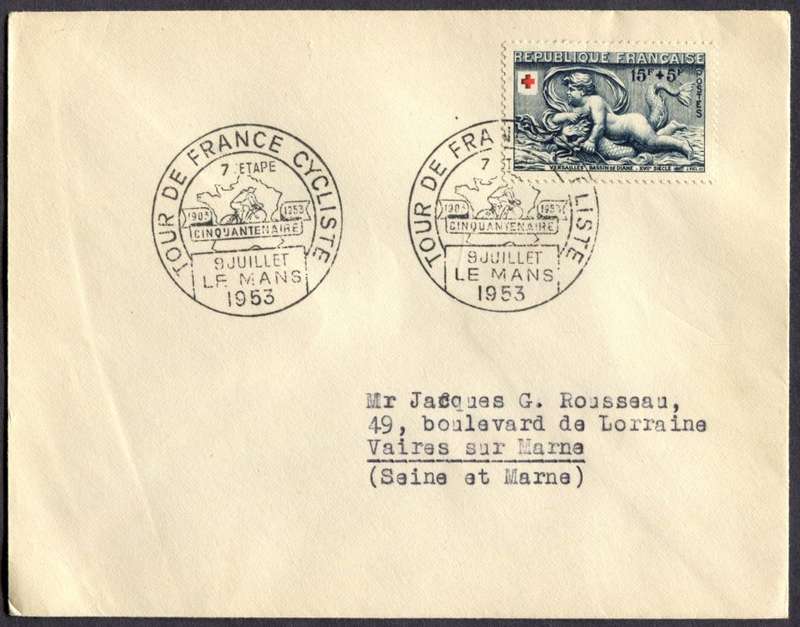 France - Sport - Tour De France - Cover - 1953