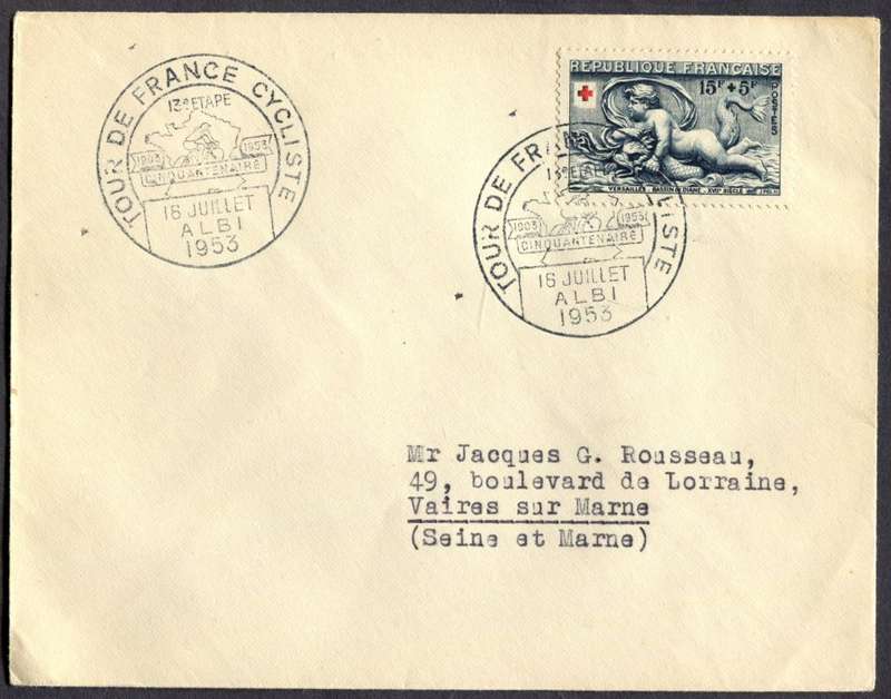 France - Sport - Tour De France - Cover - 1953