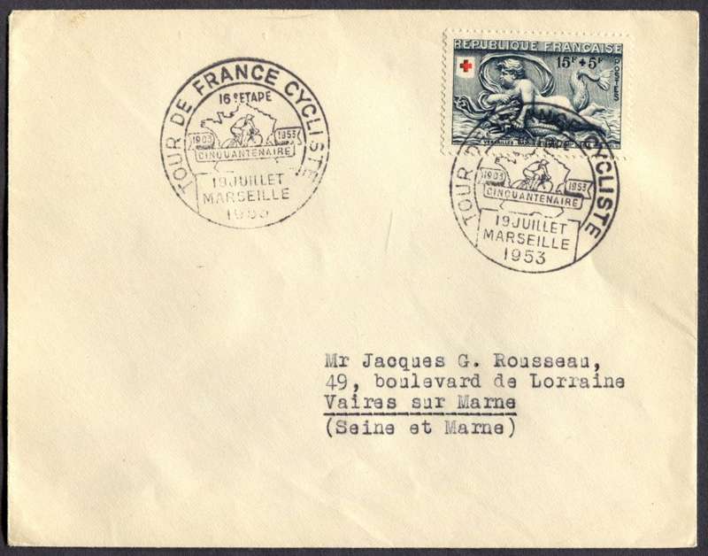 France - Sport - Tour De France - Cover - 1953