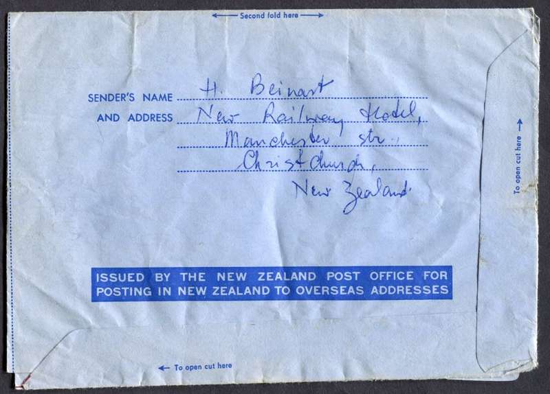 New Zealand - Sport - Aerogram