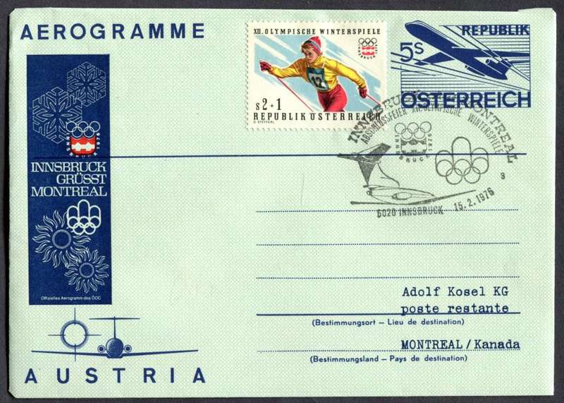 Austria - Sport - Aerogram