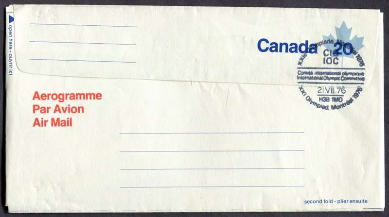Canada - Sport - Aerogram