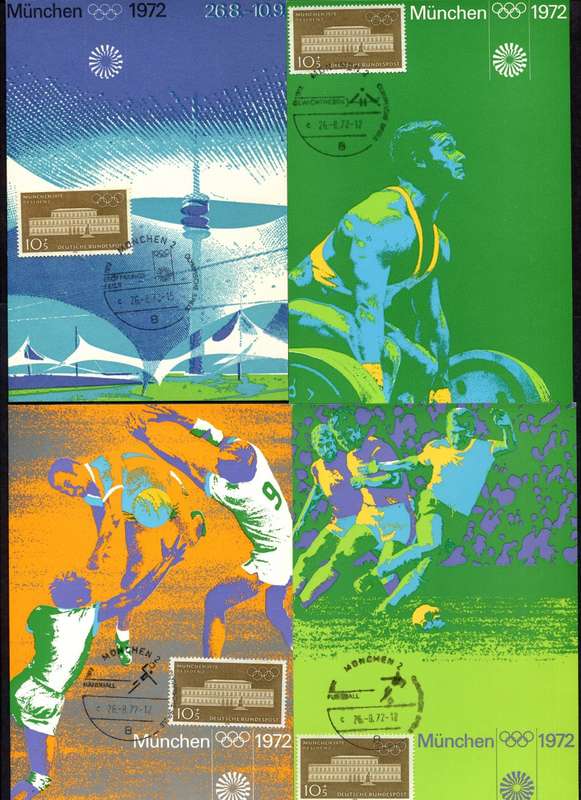 Germany/Federal - Sport - 22 Maxi-Post Cards