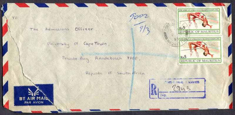 Mauritius - Sport - Cover Opened Top And Bottom