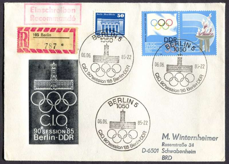 Germany/DDR - Sport - Cover