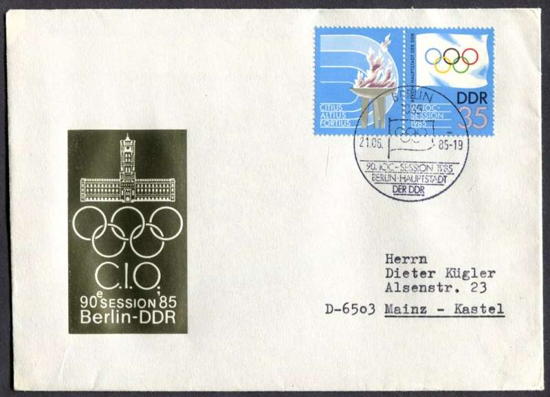 Germany/DDR - Sport - Cover
