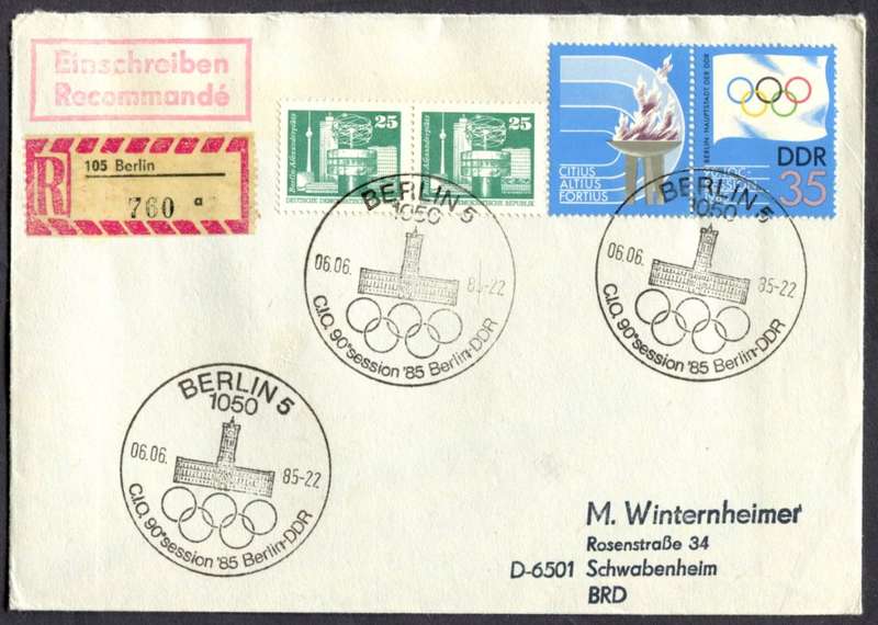 Germany/DDR - Sport - Cover