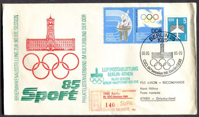 Germany/DDR - Sport - Cover