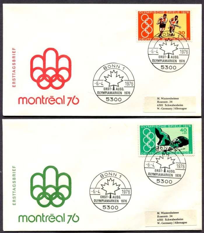 Germany/Federal - Sport - 4 Covers