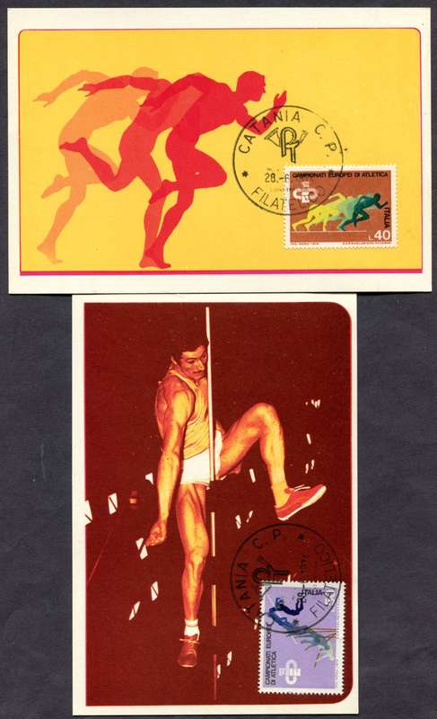 Italy - Sport - 2 Post Cards