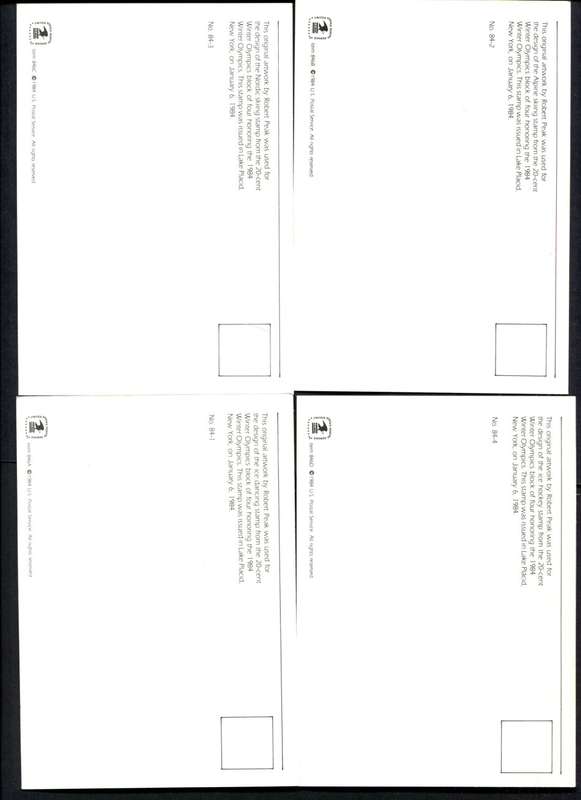 USA - Sport - 4 Post Cards