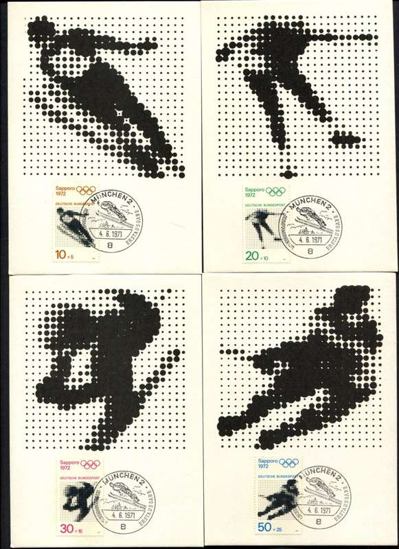Germany/Federal - Sport - 4 Post Cards