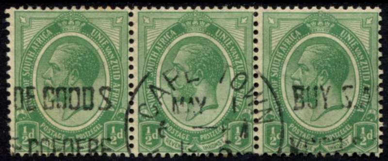 Union of SA - 1913 - Used