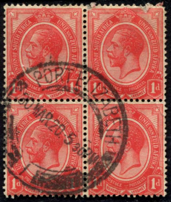 Union of SA - 1913 - Used