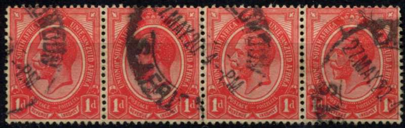 Union of SA - 1913 - Used
